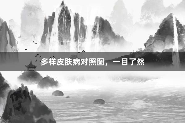 多样皮肤病对照图，一目了然